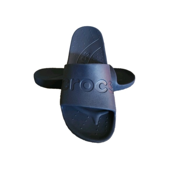 CROCS Other - Crocs Unisex Slide Sandal Navy Blue Men's 9 Women's 11